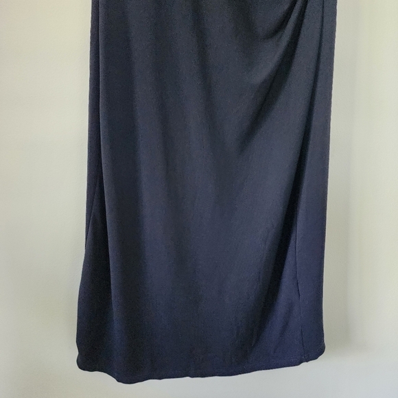 Theory Jorainna Sheath Dress in Sea Blue Sleeveless Knew Length Dress Size 12 - Picture 4 of 11